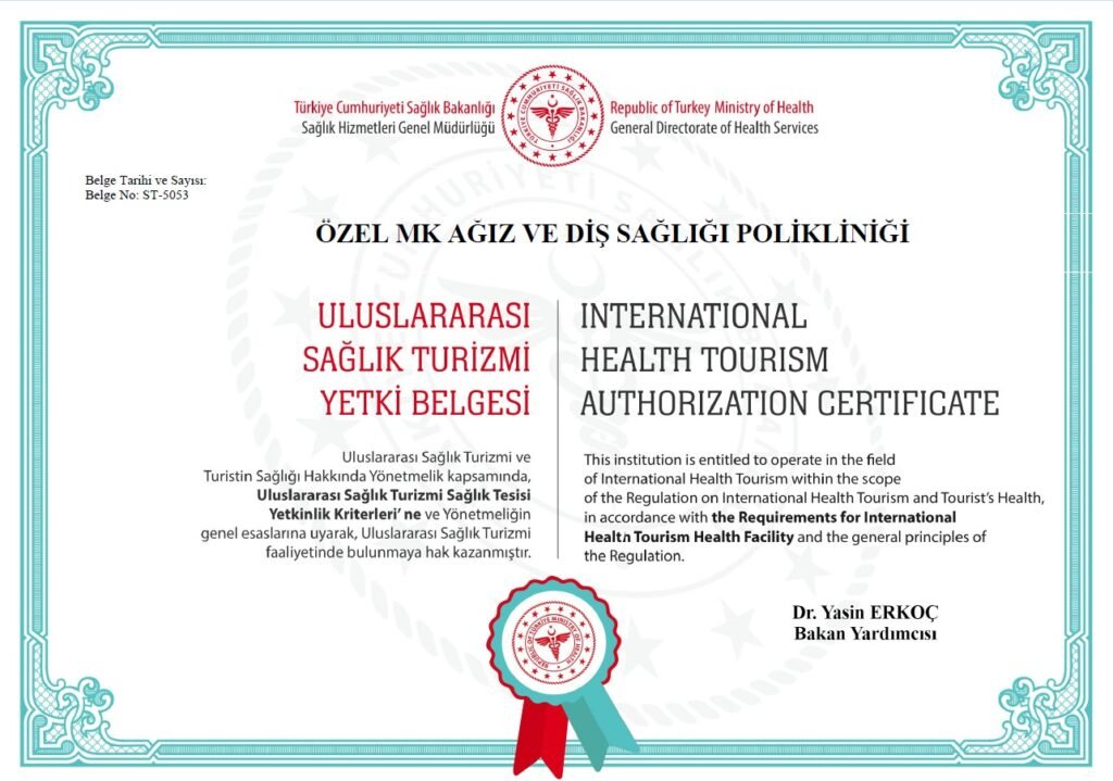 sağlık turizmi yetki belgesi